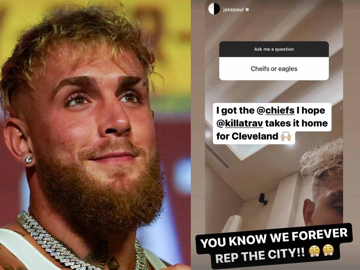 Jake Paul showers support for Travis Kelce and the Chiefs in their quest for Super Bowl victory against the Eagles