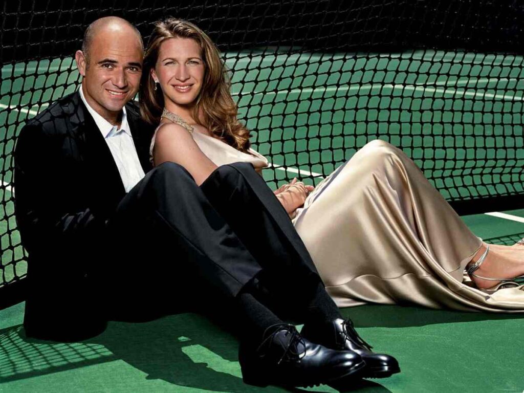 Andre Agassi and Steffi Graf