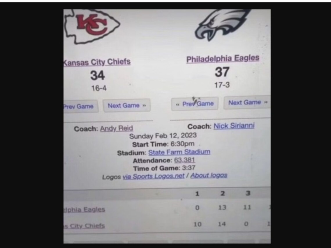 Super Bowl Script