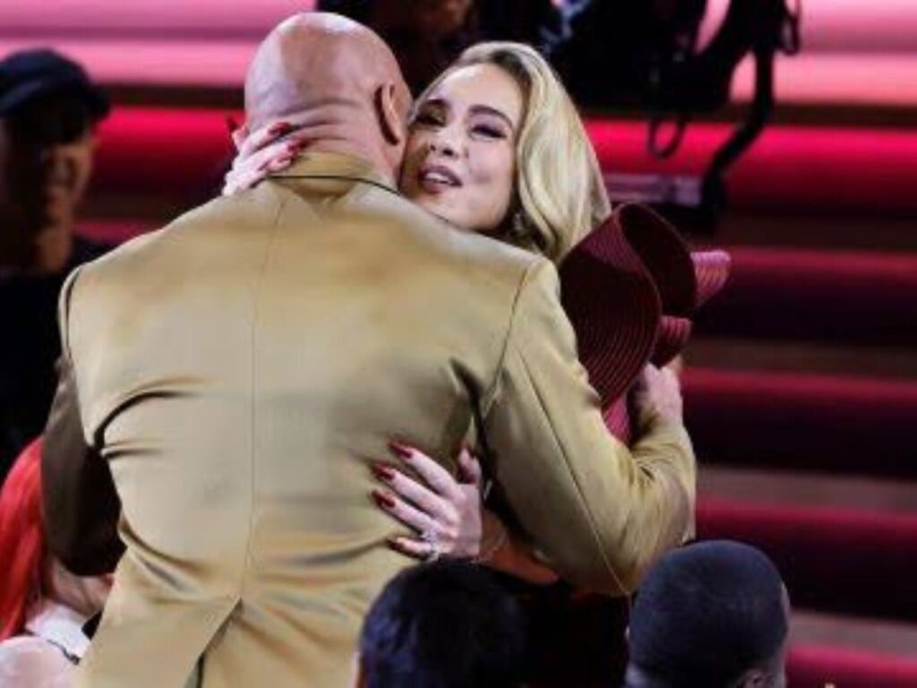 The Rock and Adele (Image Credits: CNN)