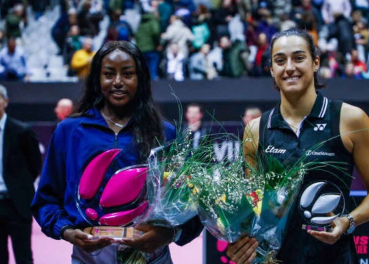 Alycia Parks and Caroline Garcia