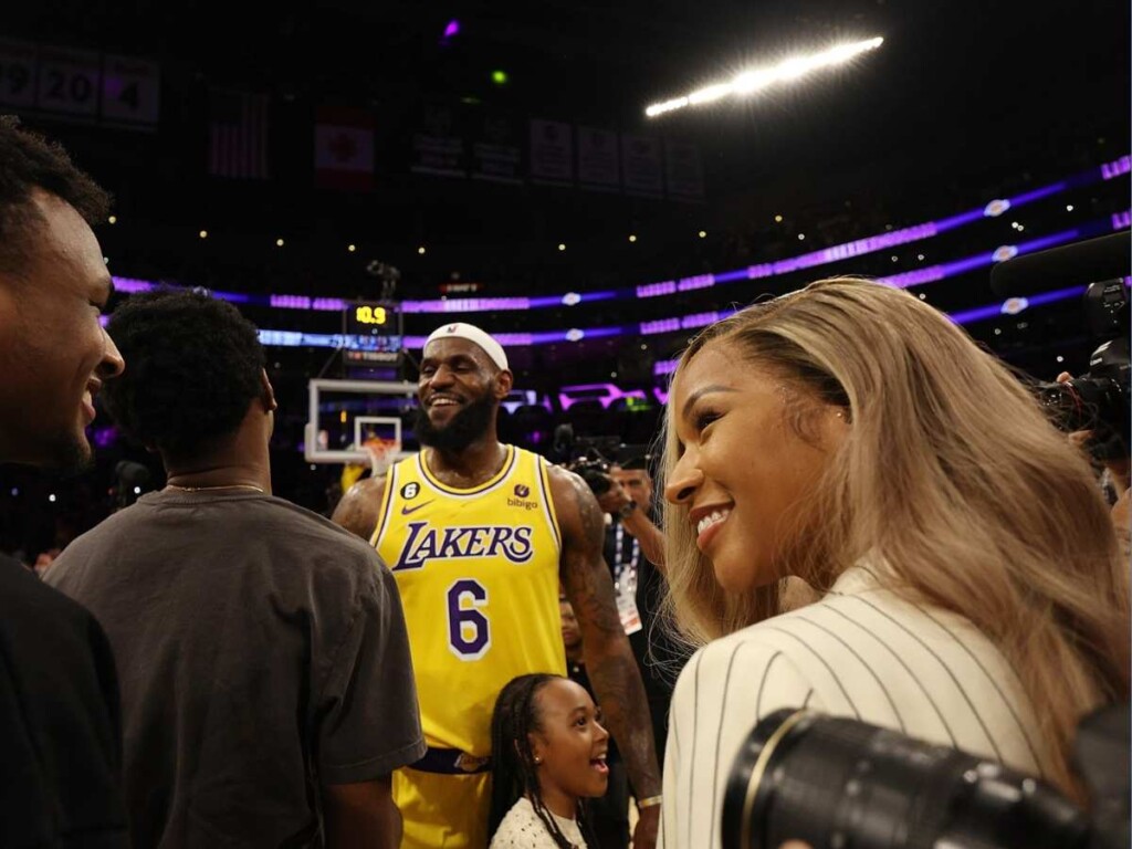 LeBron James family [Image credit: NY Post]