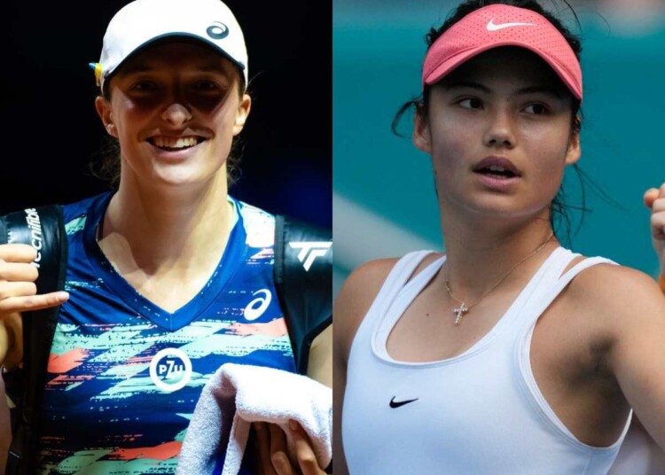 Iga Swiatek and Emma Raducanu