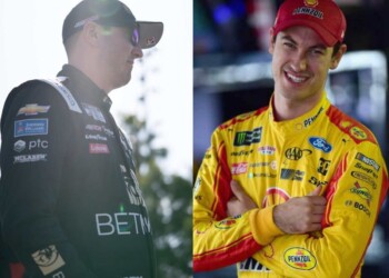 Kyle Busch and Joey Logano