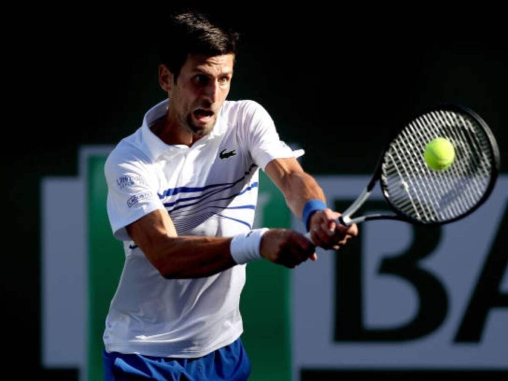 Novak Djokovic at 2019 Indian Wells