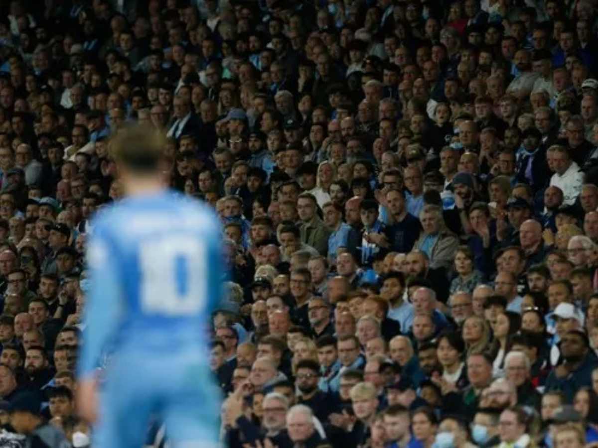 WATCH: Manchester City fans boo Premier League anthem during clash against Aston Villa