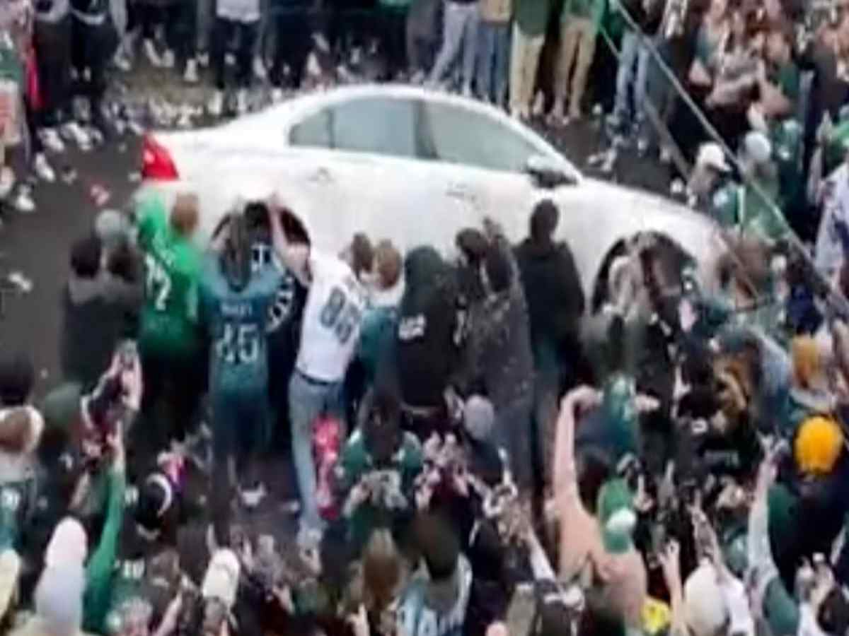 “The city is going to be in ruins”- Eagles’ fans get savagely trolled for celebrating in an unruly manner as they lose the Super Bowl clash against the Chiefs