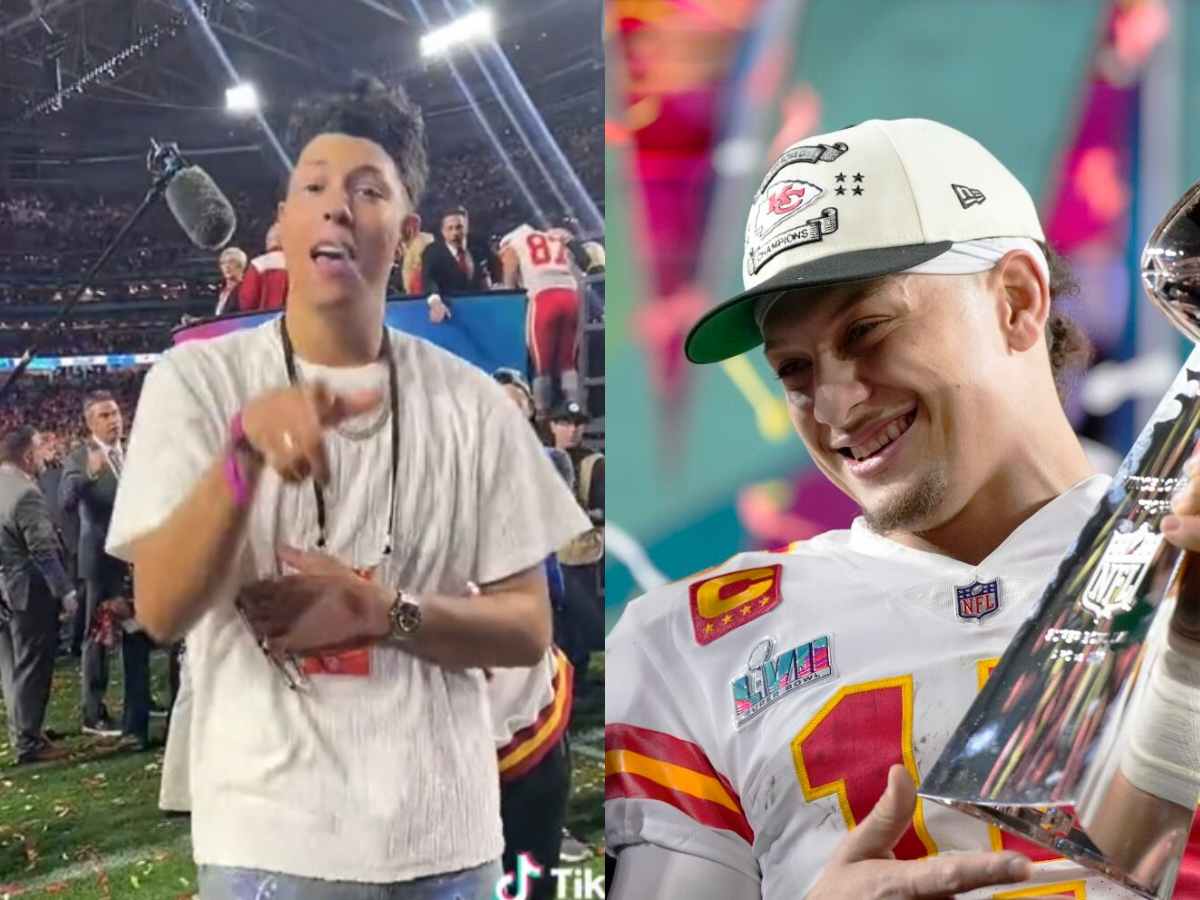 WATCH: “Tik Tok is melting brains” – Patrick Mahomes’ brother gets WHACKED on social media for his ‘stupid’ moves after the Chiefs won the Super Bowl