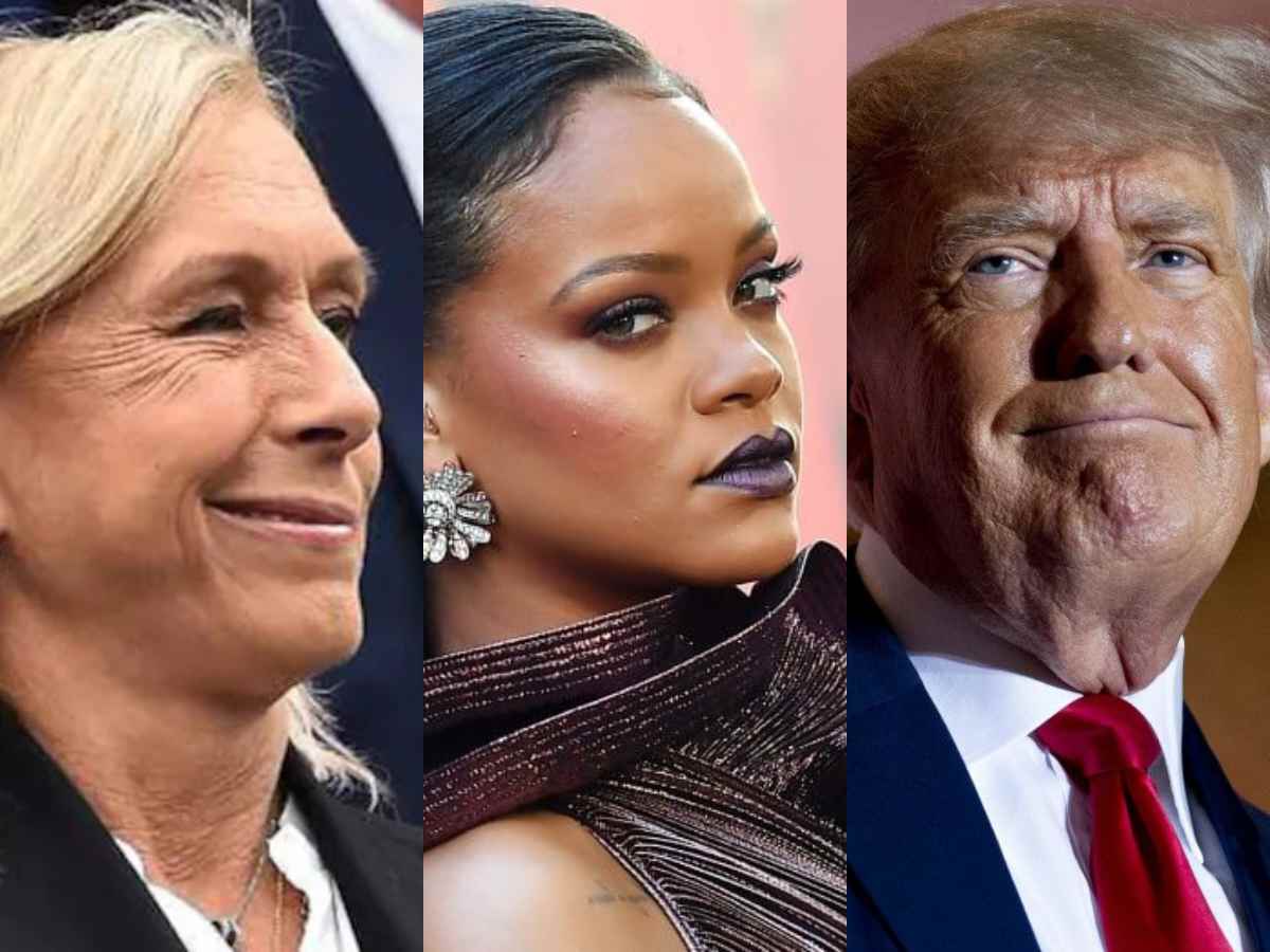 “She didn’t get millions from her father,” Martina Navratilova jumps to the rescue of Rihanna after Donald Trump’s ugly remark on the singer