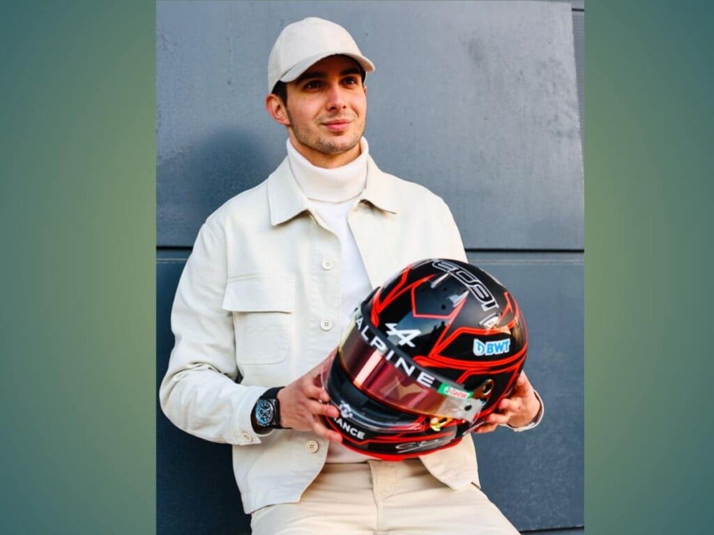 Esteban Ocon's 2023 Helmet