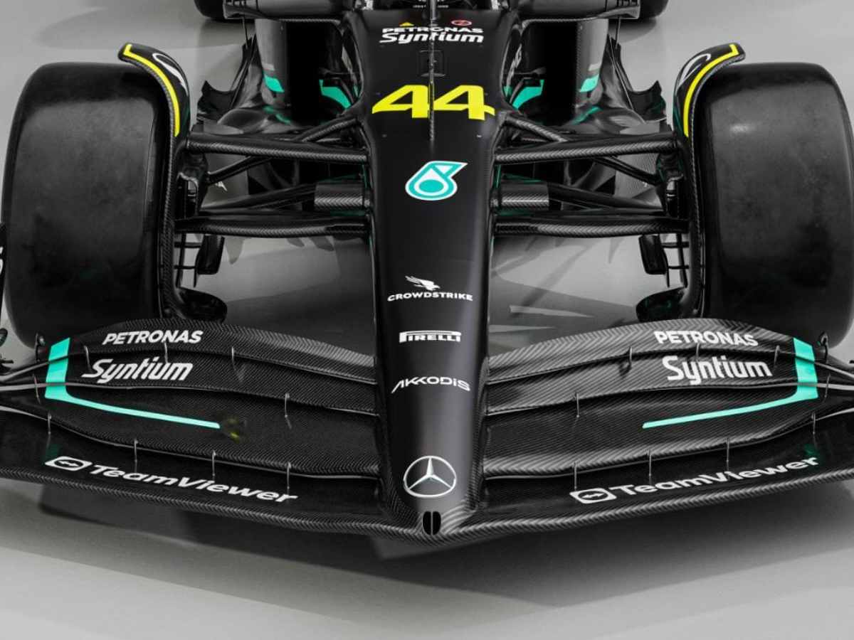 Fans point out Mercedes's off-centered star on the W14