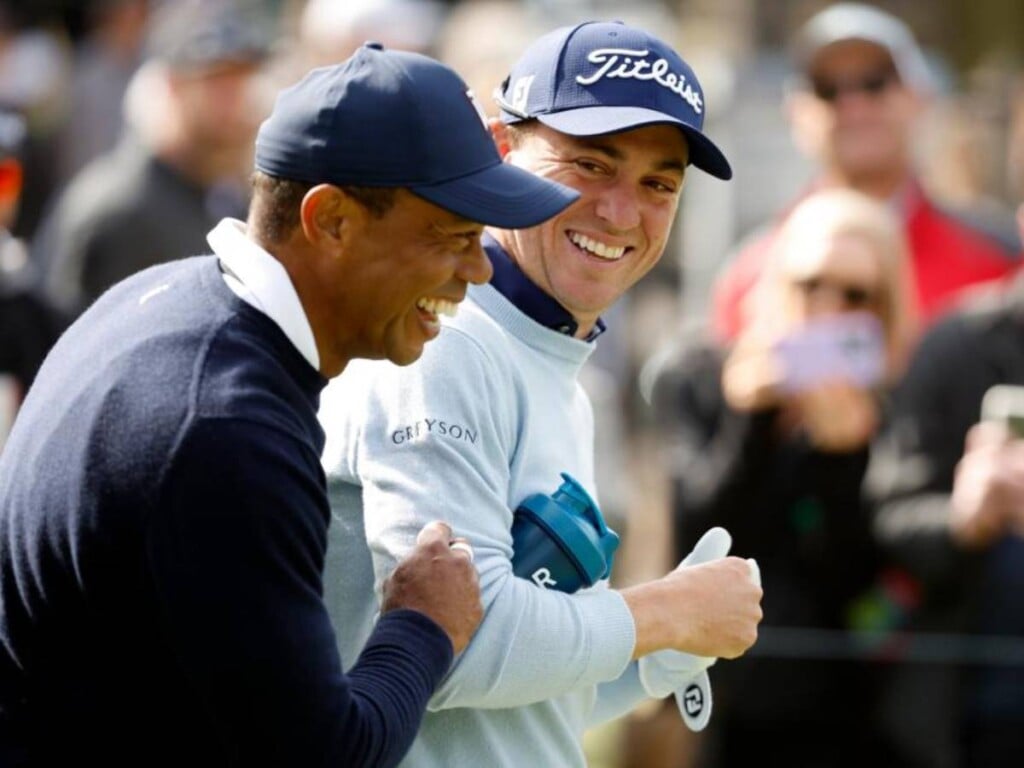 Tiger Woods and Justin Thomas [Image Credit: Golf Digest]