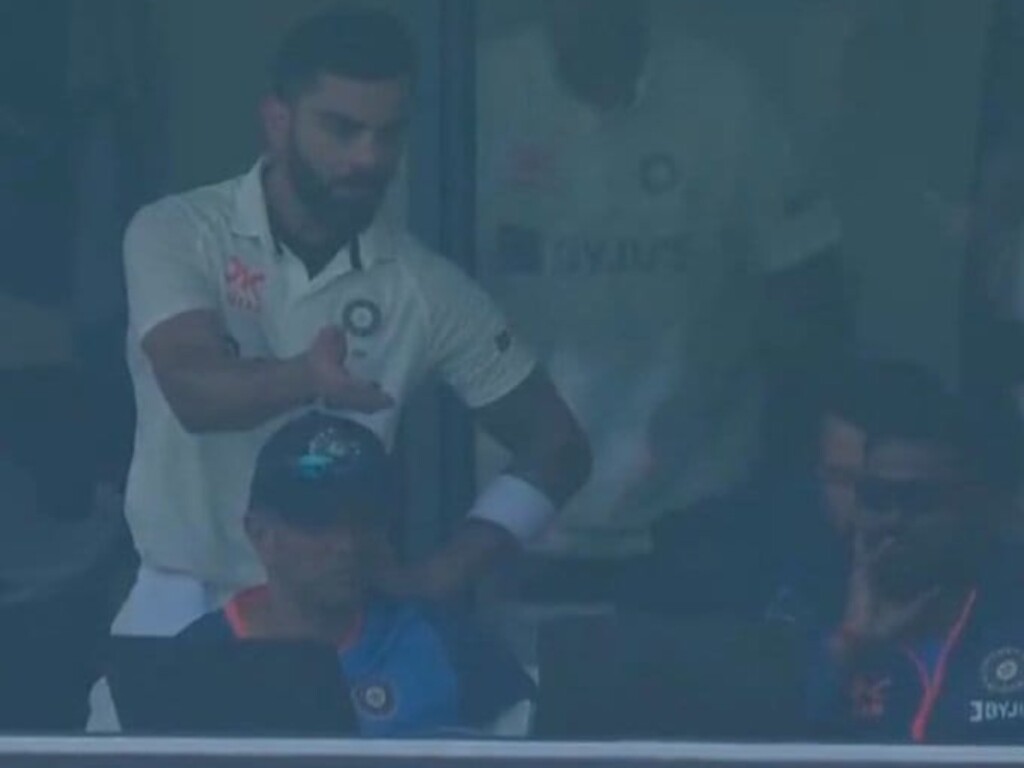 Virat Kohli given out in a controversial fashion