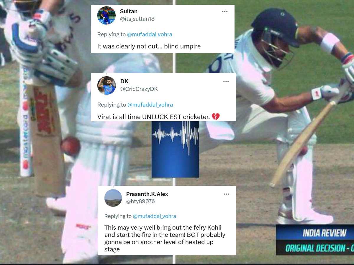 “Why Virat Kohli again?”- Twitter erupts after Virat Kohli given out in a controversial fashion