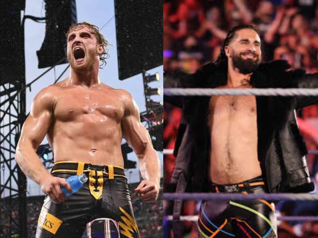 Logan Paul and Seth Rollins