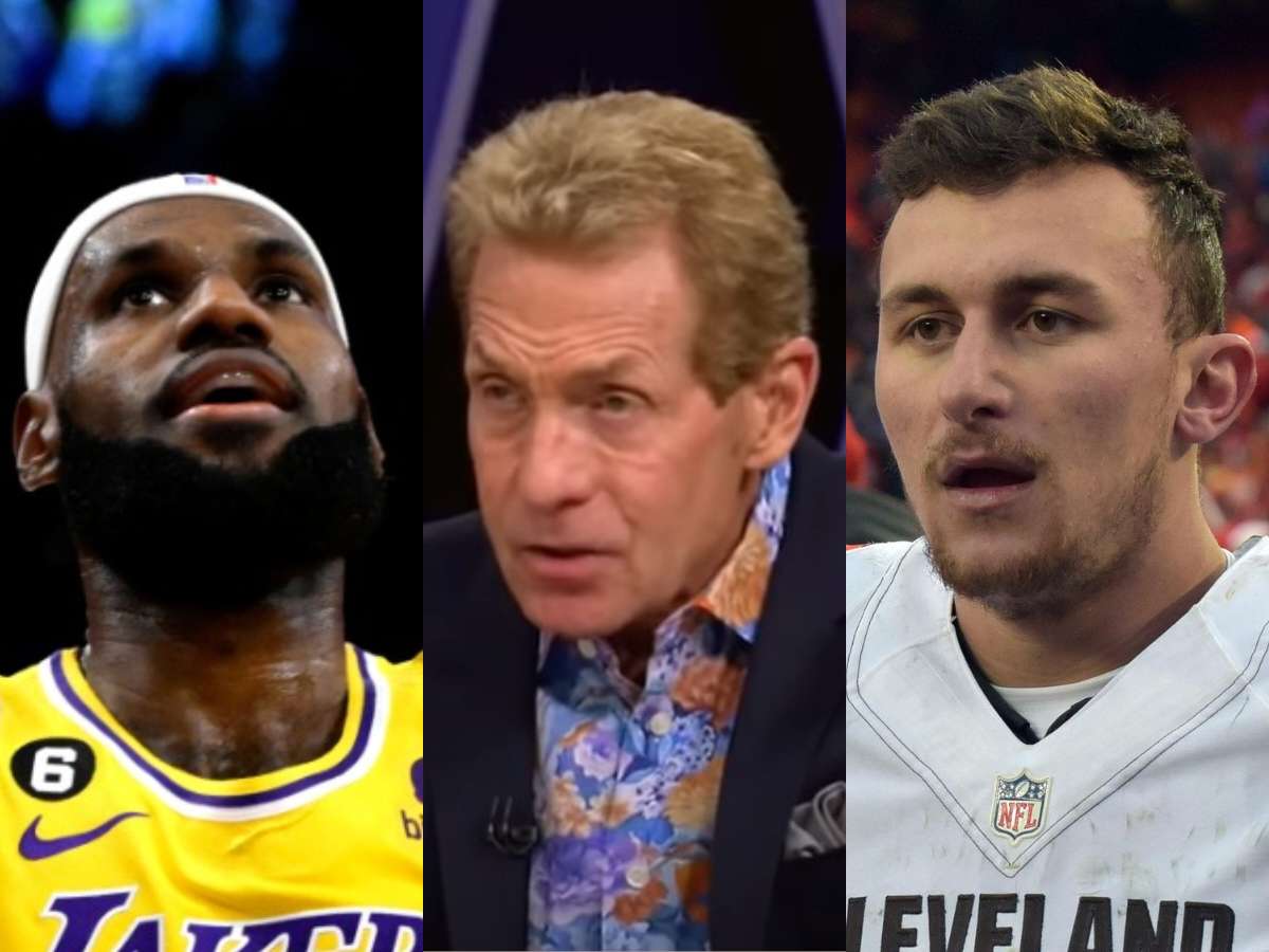 ‘Old clown?’ Skip Bayless once astonishingly predicted Browns’ QB pick Johnny Manziel will be a BIGGER name than LeBron James in Cleveland