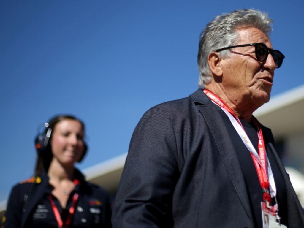 Mario Andretti during the 2019 United States GP, image via RacingNews365