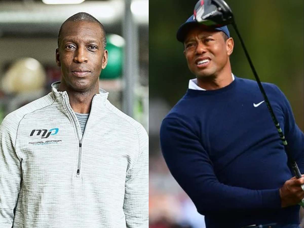 “Never been a leader,” Olympic legend Michael Johnson harshly criticizes 15x Major champion Tiger Woods for his Tampon prank