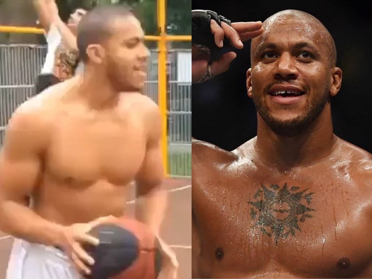 Can he Dunk? 250-pound UFC heavyweight monster shows off on the basketball court