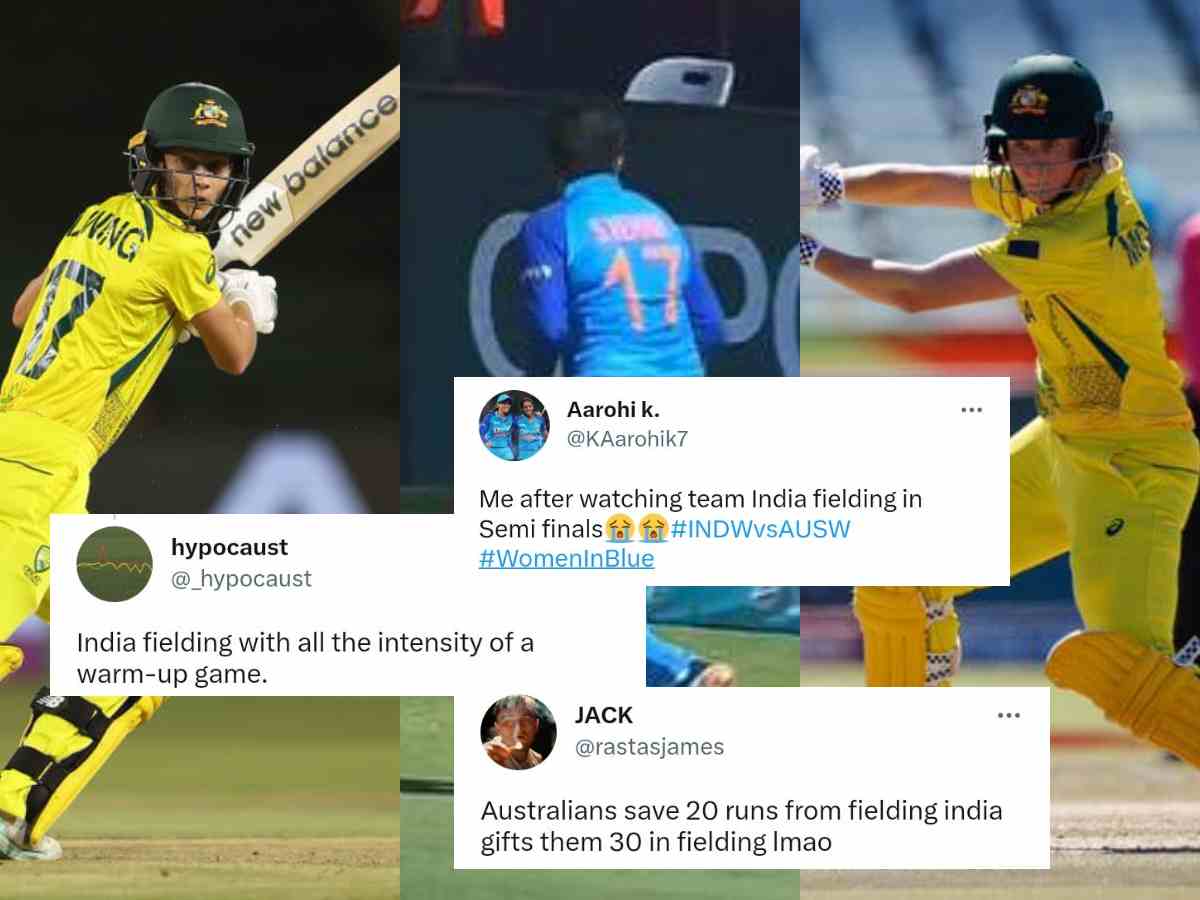 “Ridiculous fielding & bowling”- Twitter fans slam India for sloppy fielding as Beth Mooney, Meg Lanning take Australia to challenging total