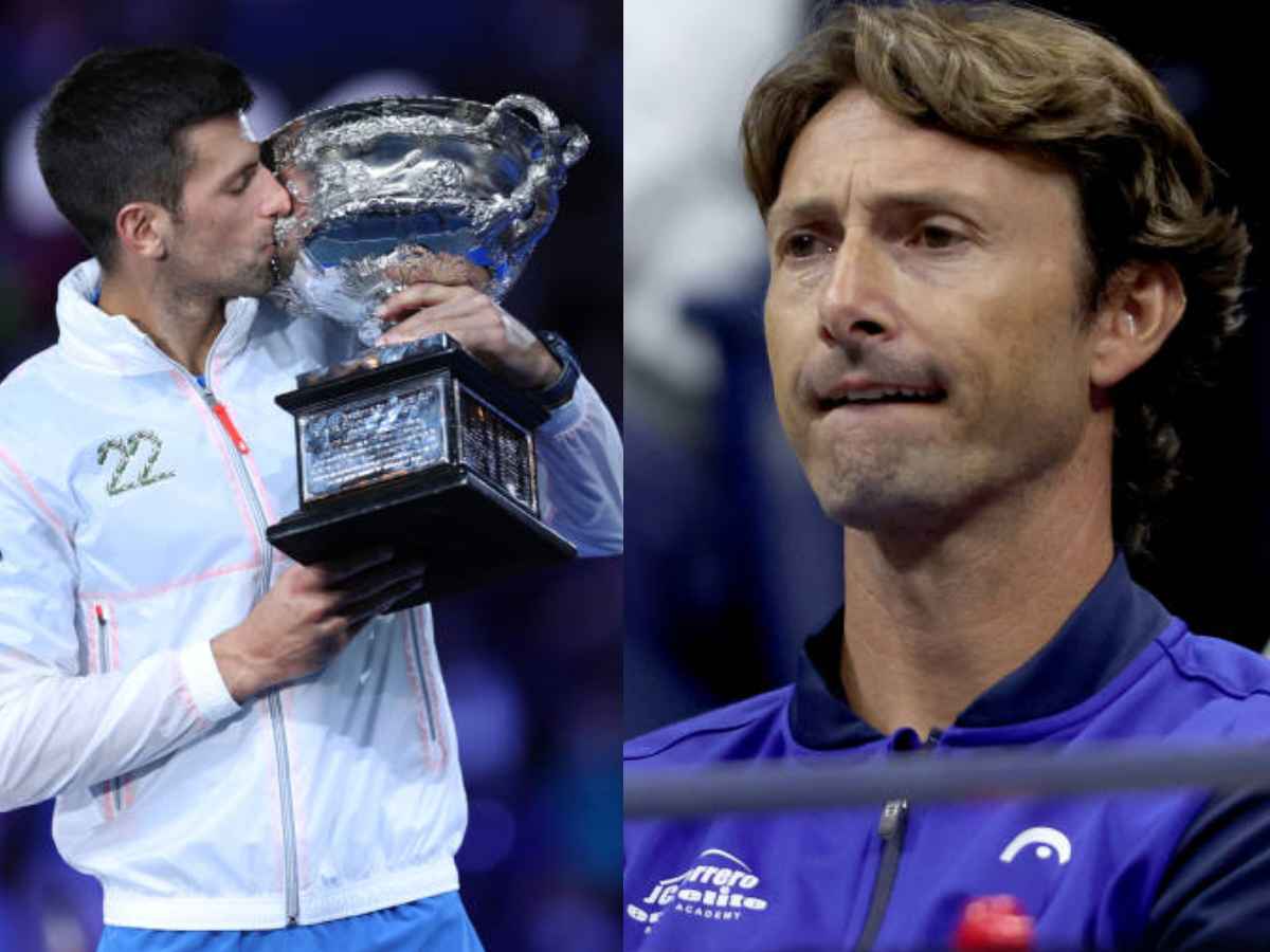 “I find it difficult Novak Djokovic could play with a tear,” Carlos Alcaraz’s coach Juan Carlos Ferrero questions the Serb’s much-debated injury