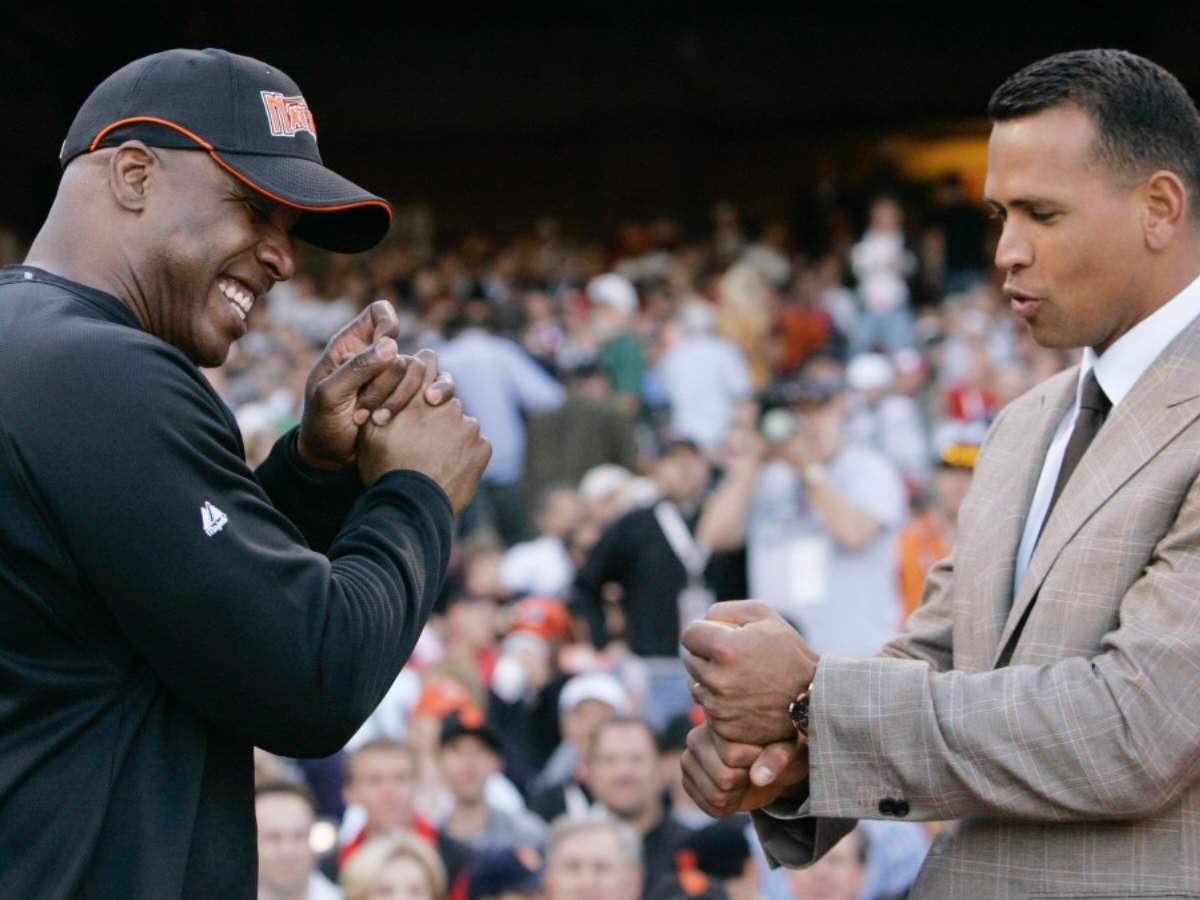 Ex-MLB star Alex Rodriguez spotted with Barry Bonds courtside at Timberwolves game