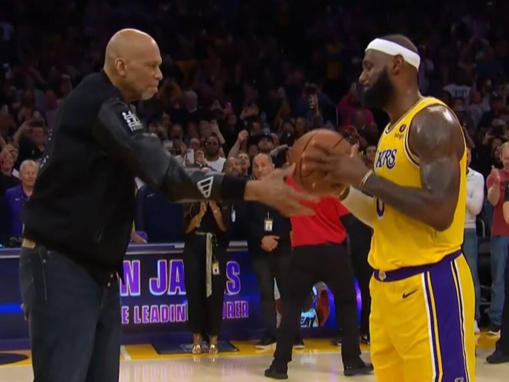 LeBron James Kareem Abdul Jabbar