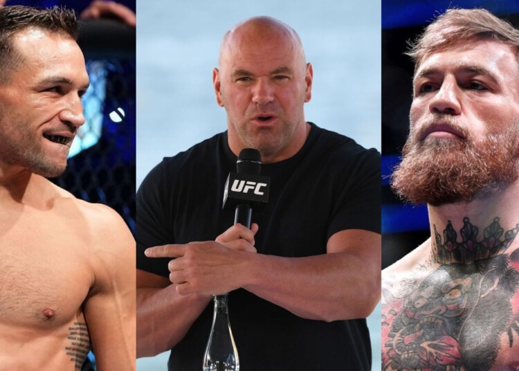 Michael Chandler, Dana White and Conor McGregor (Image Courtesy ESPNMarca)