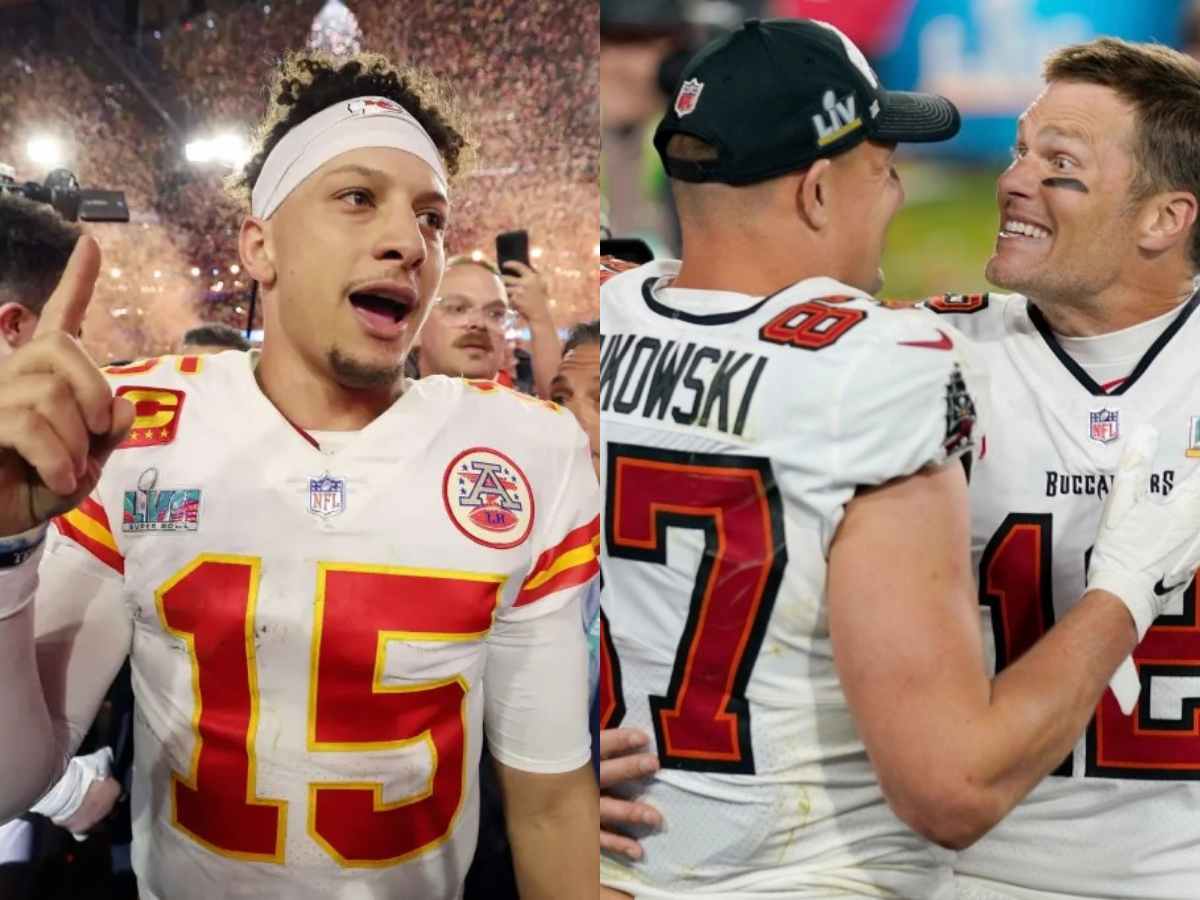 Rob Gronkowski surprisingly believes Patrick Mahomes will be the only one who can give Tom Brady a ‘run for his money’