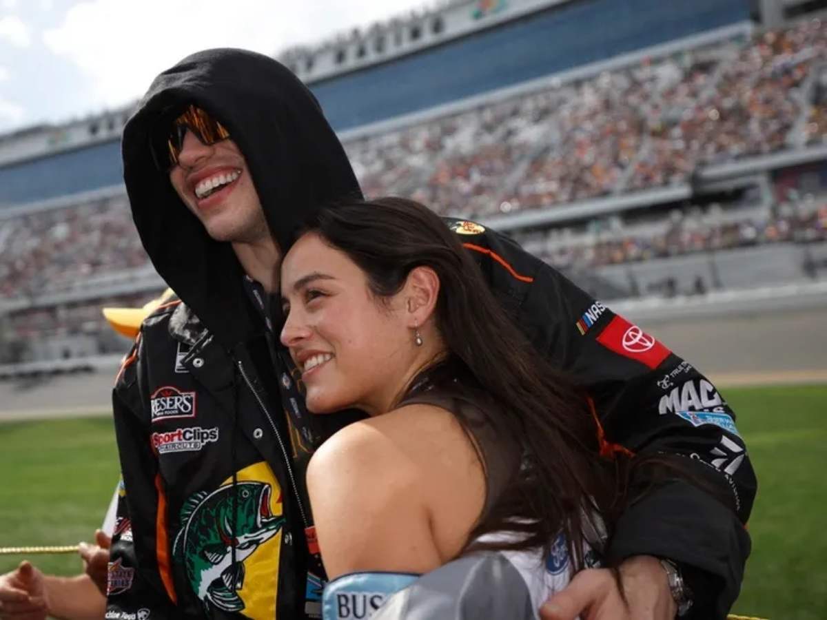 Pete Davidson was caught on camera kissing his new girlfriend, Chase Sui, during the 2023 Daytona 500