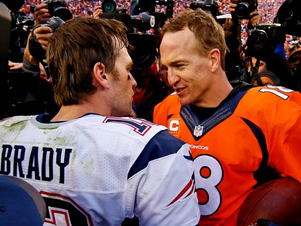 Peyton Manning Tom Brady Colts Patriots