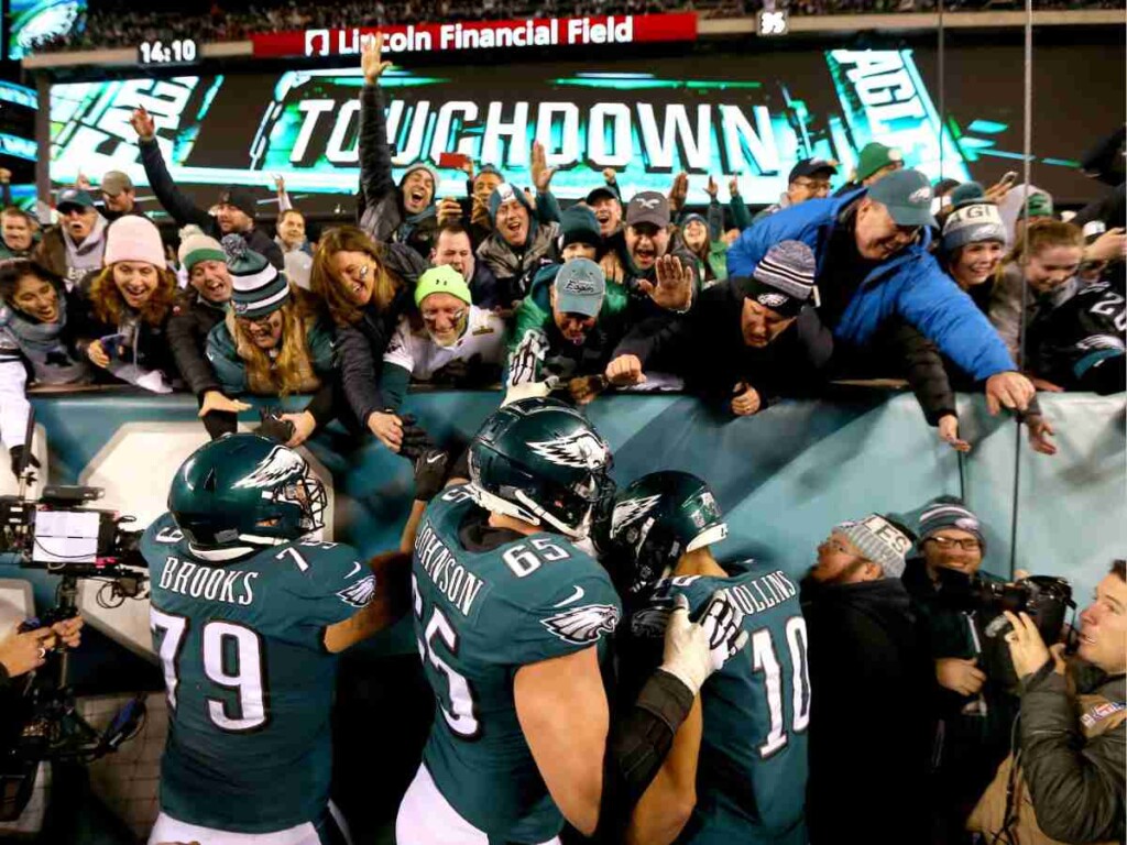 Philadelphia Eagles fans (image via Getty Images)