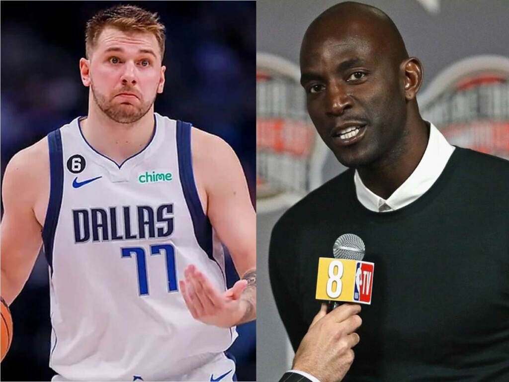 Kevin Garnett and Luka Doncic