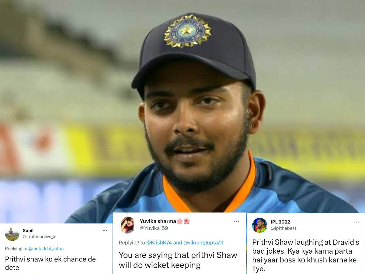 “Kab mauka milega?”- Twitterati slams management for benching Prithvi Shaw for third T20I vs New Zealand