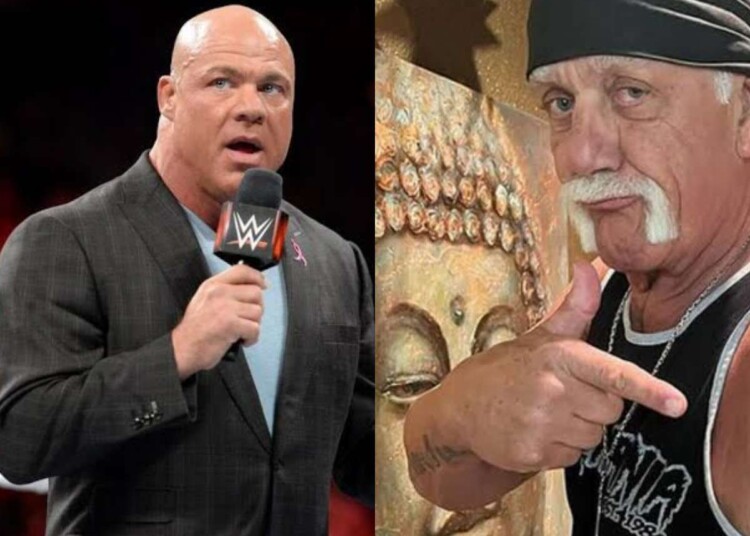 Kurt Angle and Hulk Hogan