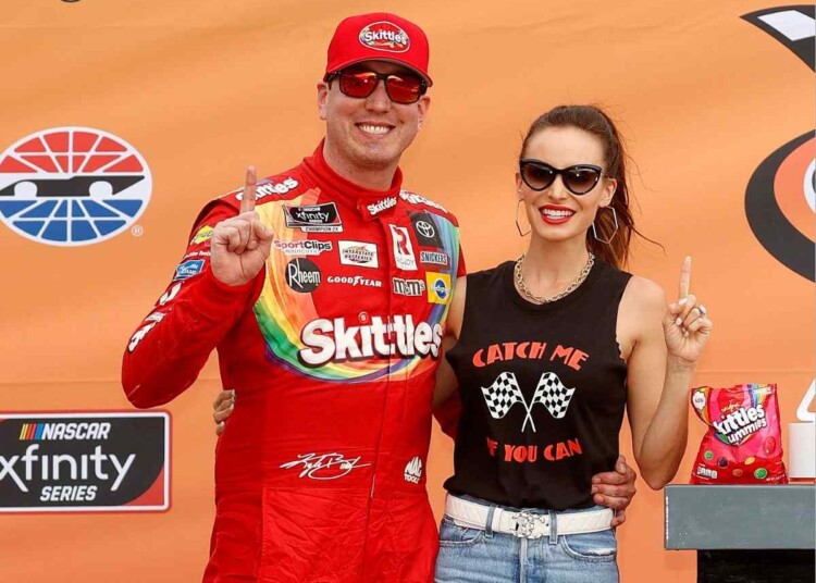 Kyle Busch with Wife Samantha Busch
