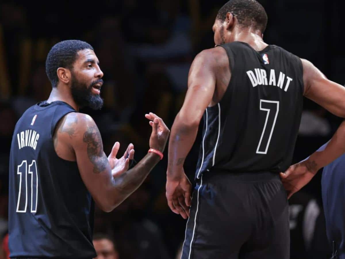 “Didn’t work out,” Kyrie Irving’s drops truth bomb on his relationship with Kevin Durant following the Nets-Mavericks trade