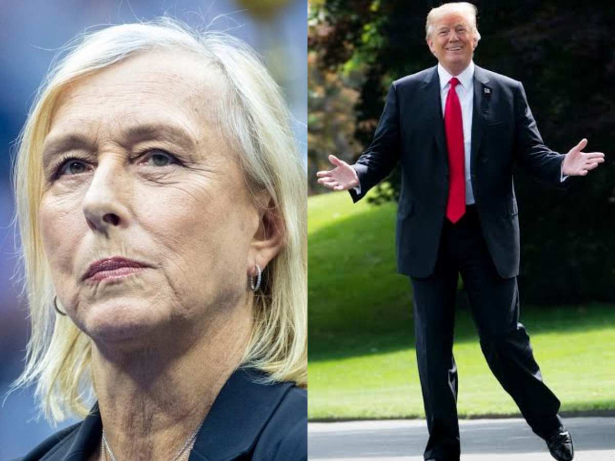 “Whining again,” Martina Navratilova slams former President, Donald Trump after he declares himself as a ‘victim’