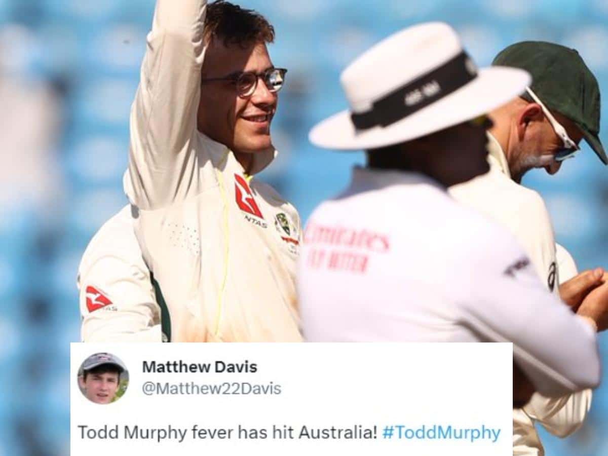 “Dream debut!”- Twitter erupts as Todd Murphy stuns India on Test debut