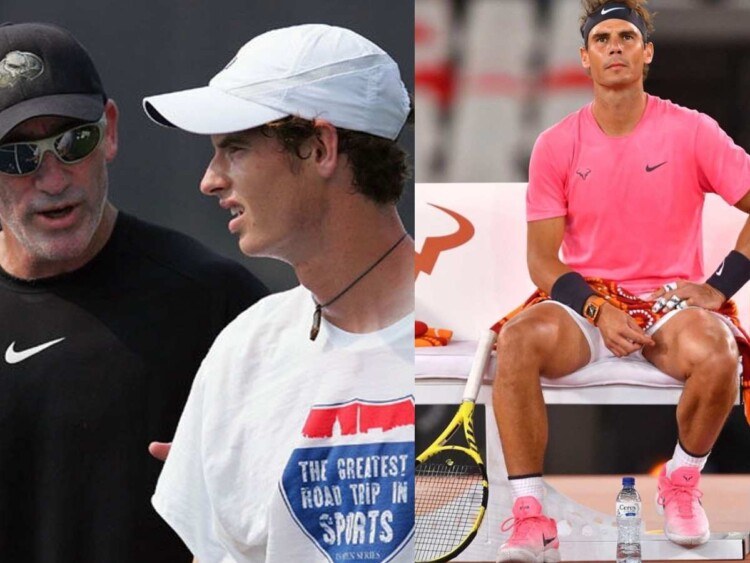 Gilbert and Rafael Nadal