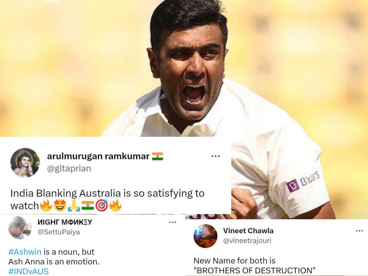 “ASH THE LEGEND!”- Twitter erupts as Australia’s wickets fall like House of Cards courtesy Ashwin’s masterclass