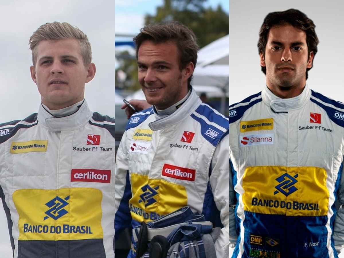 Sauber F1 team once signed 3 drivers for its 2 race seats