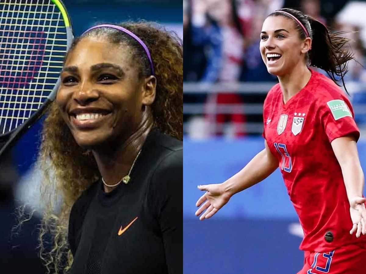 Alex Morgan speaks on linking up with Serena Williams for the new SuperBowl commercial