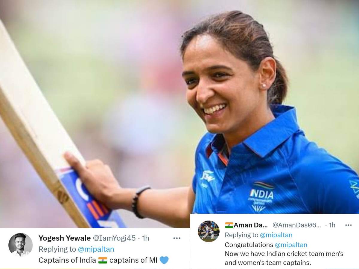 “Captains of India are captains of MI”- Twitter erupts as Harmanpreet Kaur sold to Mumbai Indians