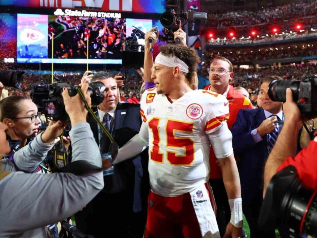 Patrick Mahomes after the win 