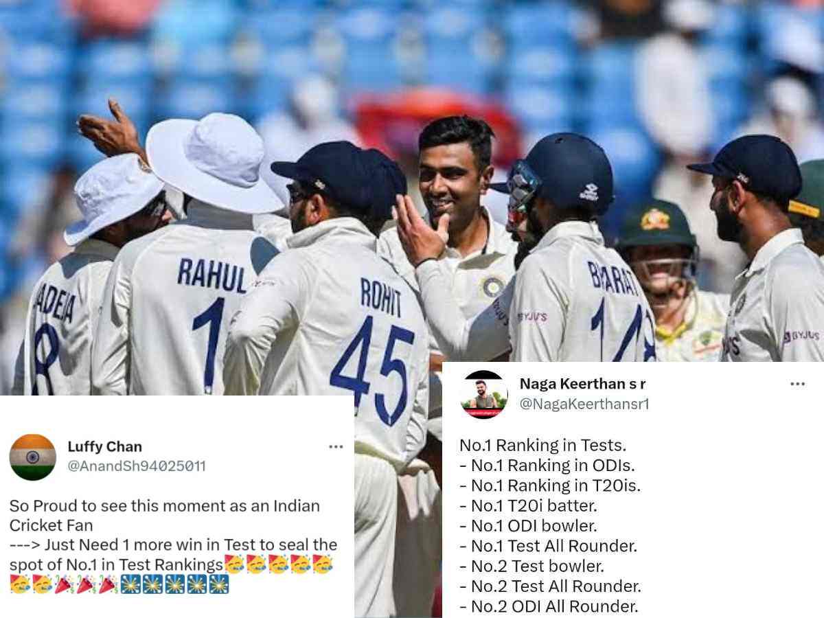 “India’s dominance in world cricket!”- Twitter erupts as India become No.1 in all three formats