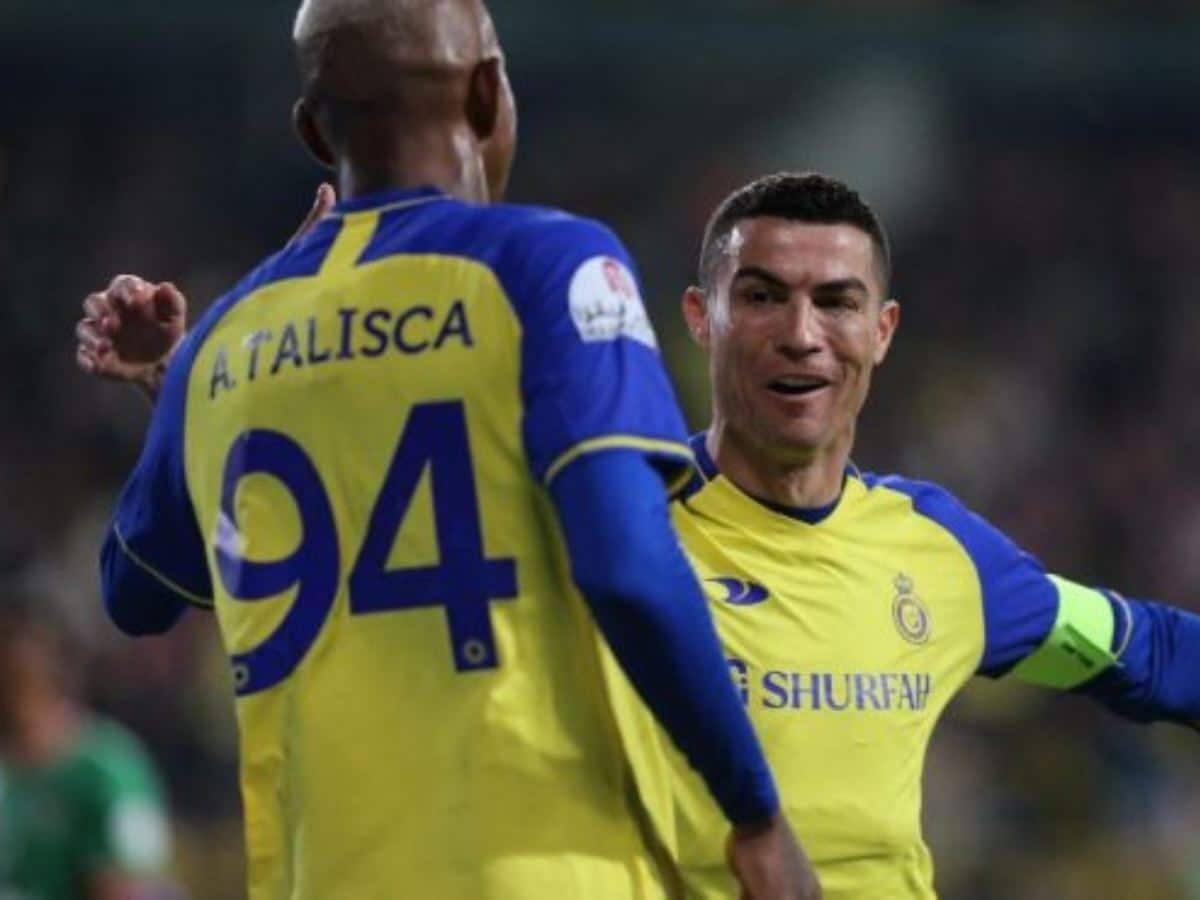 “Haters keep marveling; First assist was lit”- Fans hail Cristiano Ronaldo after his 2 assists help Al-Nassr crush Al-Taawoun in Saudi Pro League