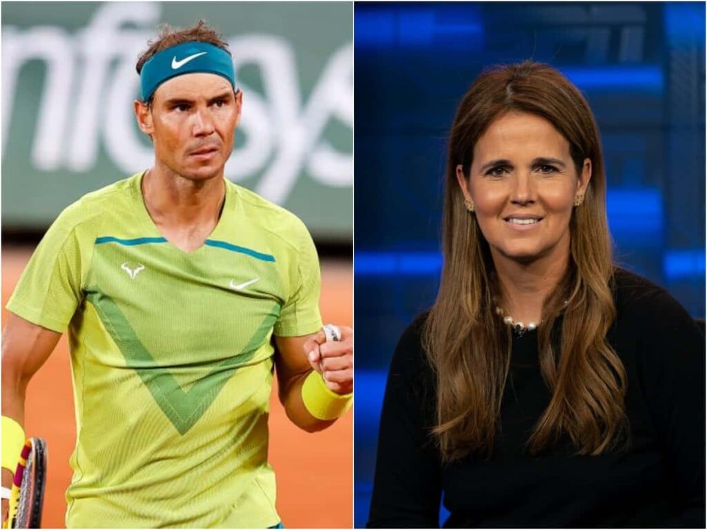 Rafael Nadal and Mary Joe Fernandez