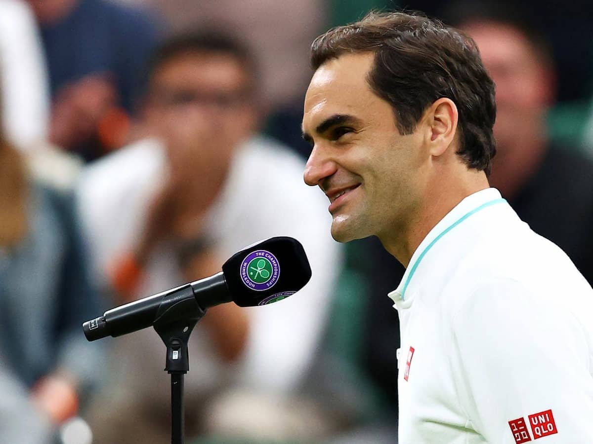 Roger Federer will be back at Wimbledon, this time with a mike, not racket