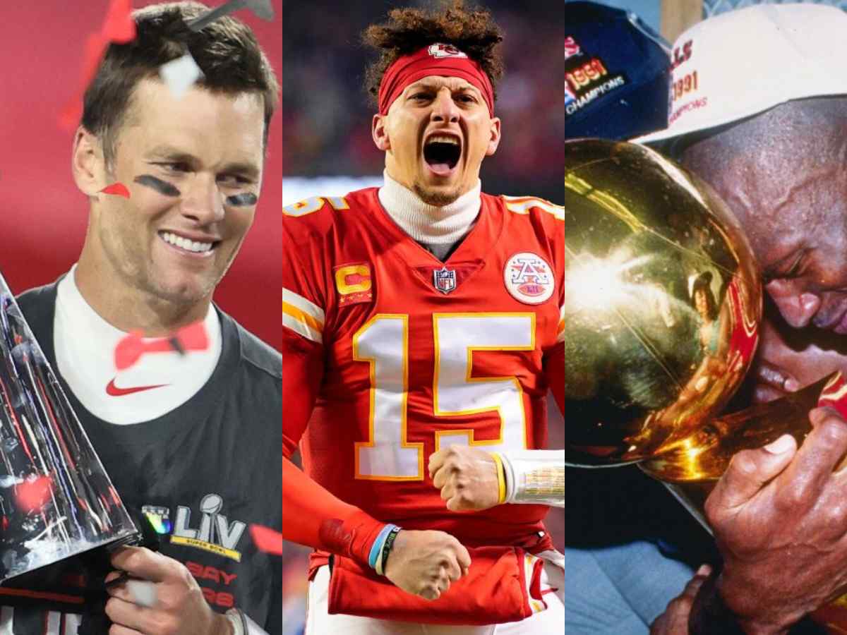 Patrick Mahomes compares Tom Brady to Michael Jordan and shares his deepest ‘aspiration’ to become the GOAT